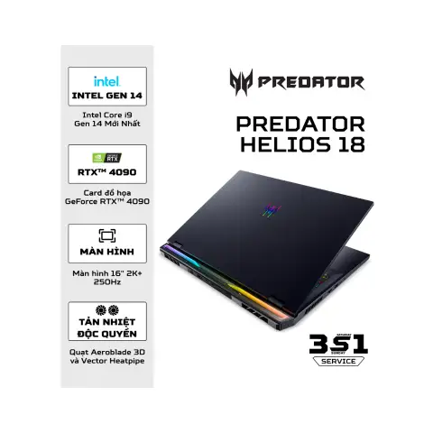 Laptop Gaming Predator Helios 18 | PH18-72-908N