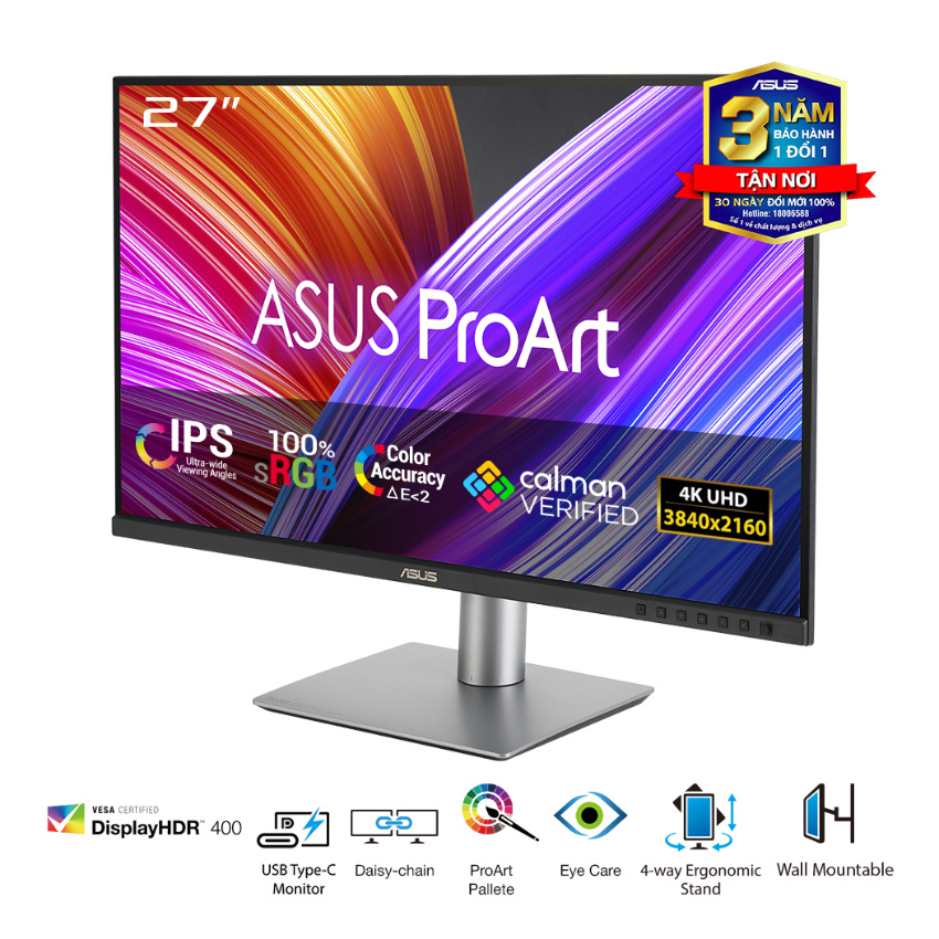 Màn hình ASUS ProArt PA279CRV (27 inch/UHD/IPS/60Hz/5ms)